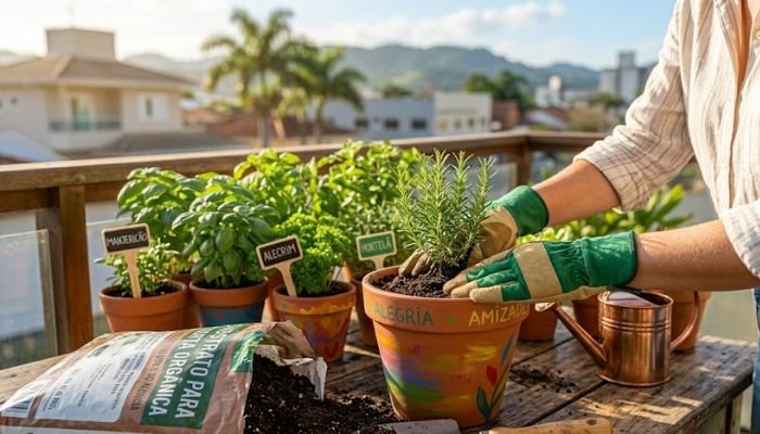 Como Montar Sua Horta em Vasos Pequenos Passo a Passo