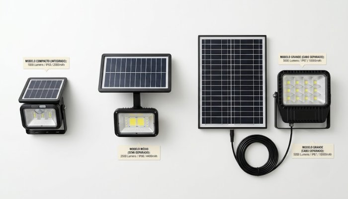Como Iluminar o Quintal Gastando Zero com Refletor Solar de Led
